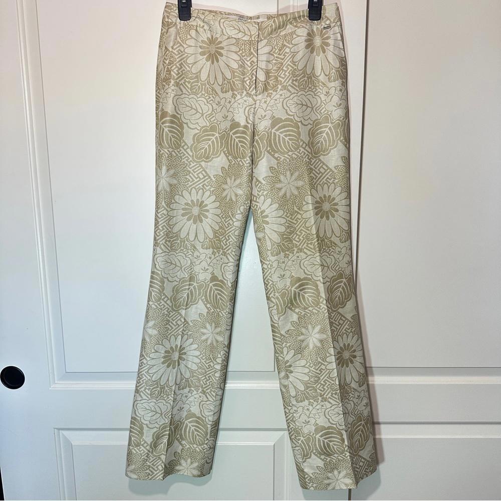 Vintage Escada Sport Linen Floral Pants Size: 36 or US Small